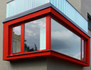 Zateplení, fasáda STO - beton optic a okna