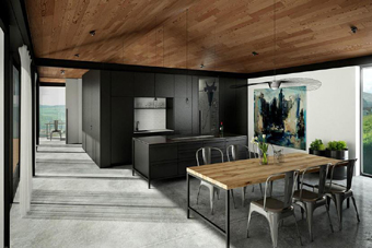 Interior visualization - taken from the interior design studios SMLXL