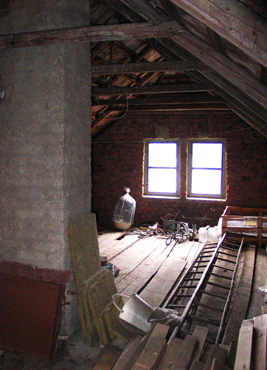 Původní stav 2005 - půdní prostor