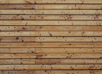 The wall is made from a Siberian larch