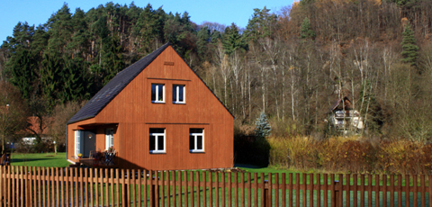 Rodinný dům podle pravidel CHKO Kokořín